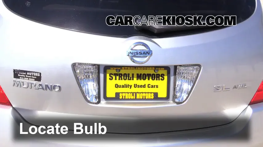 2003 Nissan Murano SE 3.5L V6 Lights Reverse Light (replace bulb)